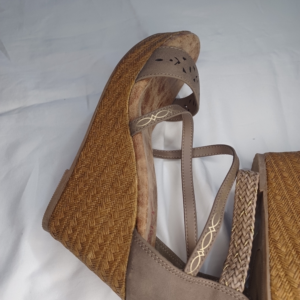 Jellypop Elegant Brown Strappy Boho Cottagecore Summer Sandals - Picture 9 of 14
